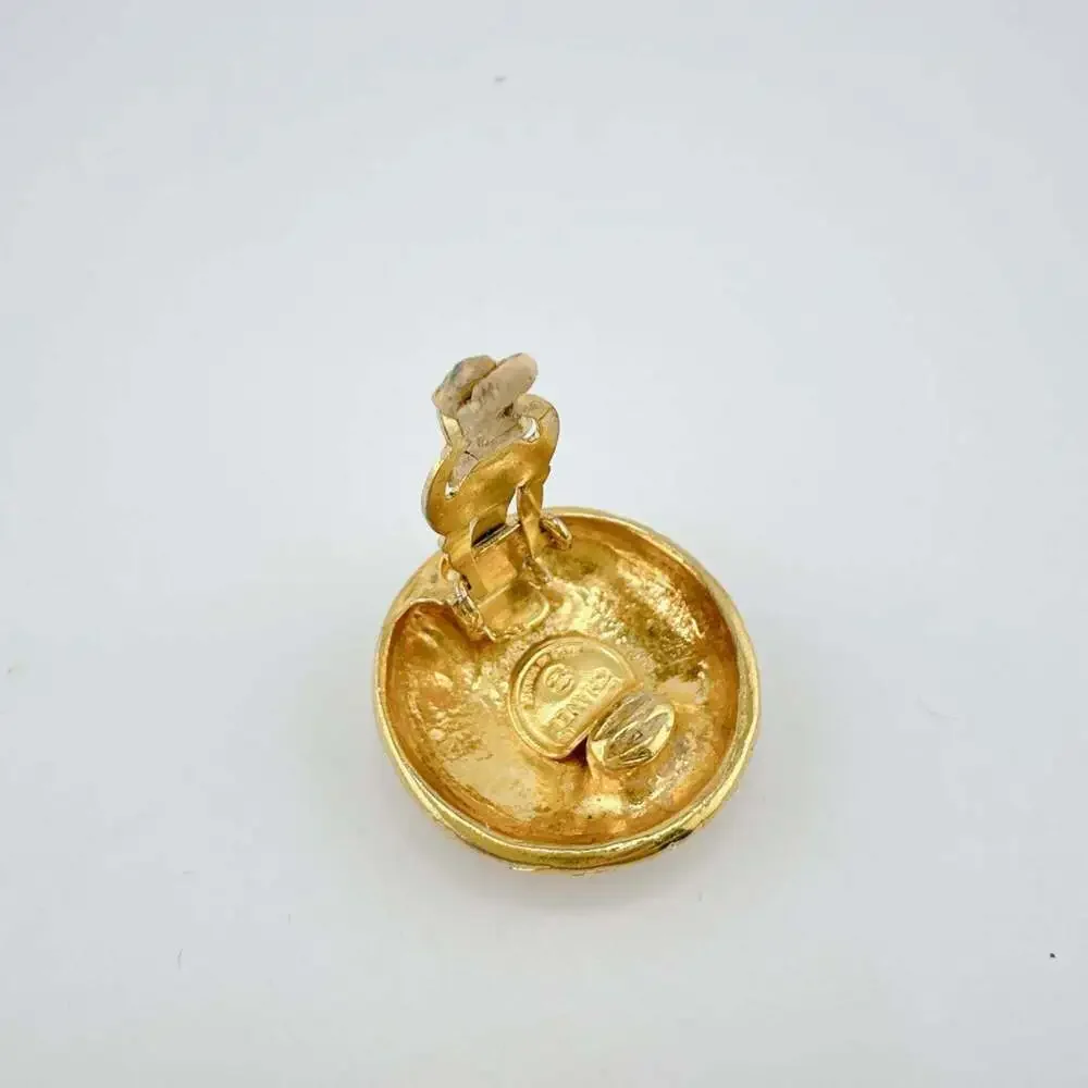 CHANEL Vintage Gold Earrings